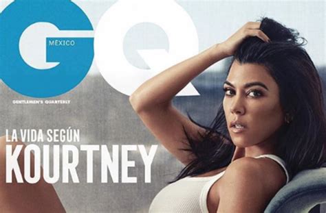 kourtney kardashian nude|Kourtney Kardashian poses nude for GQ Mexico in sexy new cover shoot